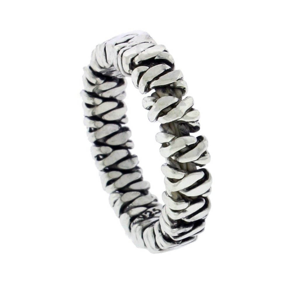 New 925 Sterling Silver Handmade Braided band Ring